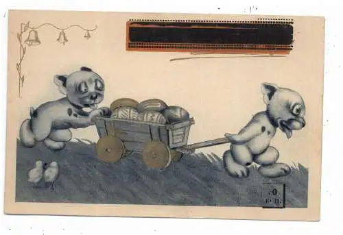 HUNDE / DOGS - "BONZO", George E. Studdy, Tschechische Osterkarte