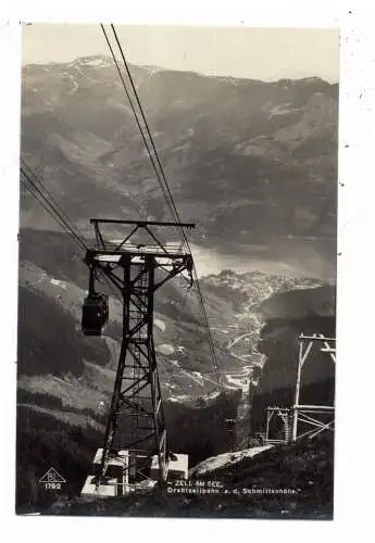 [Ansichtskarte] A 5700 ZELL am See, Drahtseilbahn an der Schmittenhöhe, Verlag Lenz, 1928. 