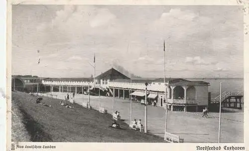 [Ansichtskarte] 2190 CUXHAVEN - GRIMMERSHÖRN, Das Bad, 1936. 