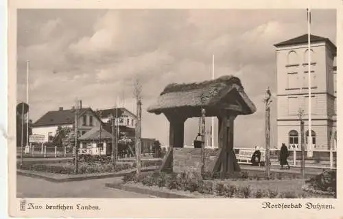 [Ansichtskarte] 2190 CUXHAVEN - DUHNEN, Der alte Brunnen, Verlag Fangmeier. 