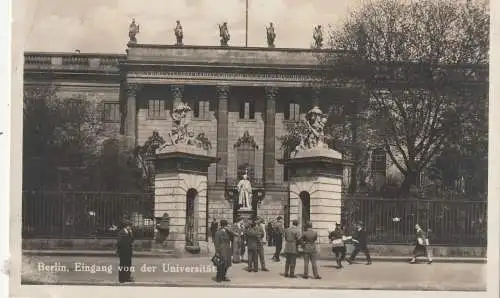 1000 BERLIN, Universität, Eingang, Zeitungsverkäufer, 1933
