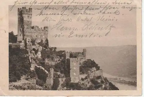 [Ansichtskarte] 6530 BINGEN - TRECHTINGSHAUEN, Burg Sooneck, WHW 1933/34. 