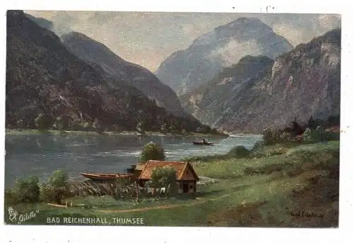 [Ansichtskarte] 8230 BAD REICHENHALL, Thumsee, Künstler-Karte Schultze, TUCK - Oilette. 