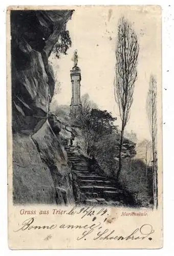 5500 TRIER - PALLIEN, Mariensäule, 1904