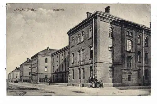 [Ansichtskarte] 6740 LANDAU, Kaserne, 1921. 