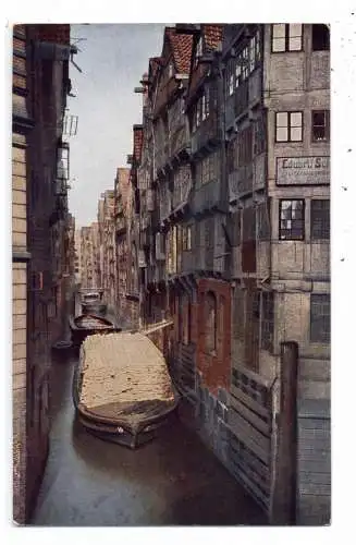 [Ansichtskarte] 2000 HAMBURG, Steckelhörnfleet, Farbenphotographie von Hildebrand. 