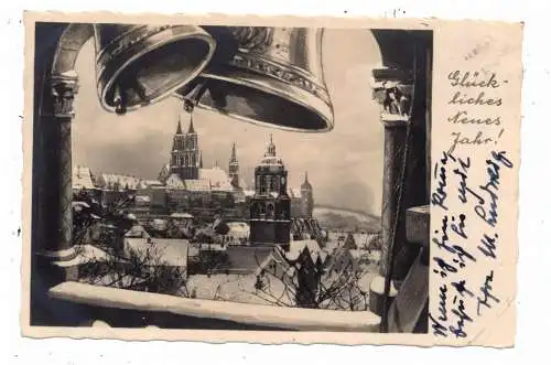 [Ansichtskarte] 0-5000 ERFURT, Neujahrskarte 1934. 