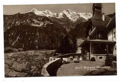 [Ansichtskarte] CH 3800 INTERLAKEN BE, Grand Hotel Harderkulm. 
