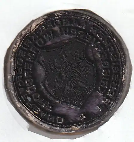 5308 RHEINBACH - WORMERSDORF, Handstempel des Kriegerverein Wormersdorf, Preussischer Landeskriegerverband