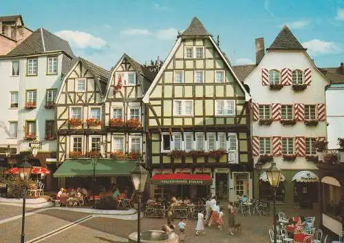 [Ansichtskarte] 5460 LINZ, Cafes am Burgplatz. 