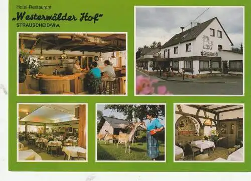 [Ansichtskarte] 5464 ASBACH - NEUSTAADT (Wied) - STRAUSCHEID, Hotel "Westerwälder Hof". 