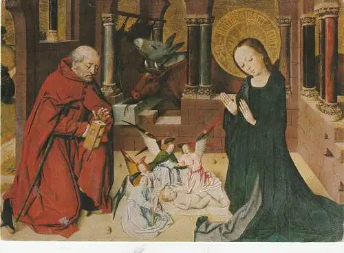 [Ansichtskarte] 5460 LINZ, St. Marien - Kirche, Christi - Geburt. 