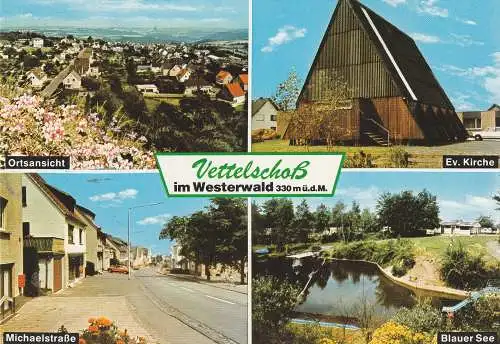 [Ansichtskarte] 5460 LINZ - VETTELSCHOSS, 4 Ansichten. 