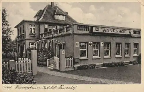 [Ansichtskarte] 4600 DORTMUND - BRÜNNINGHAUSEN, Gaststätte Tannenhof. 
