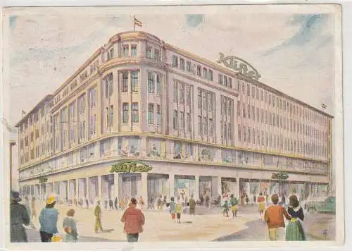 [Ansichtskarte] 4600 DORTMUND, Kaufhaus Küster, Westenhellweg 1957. 
