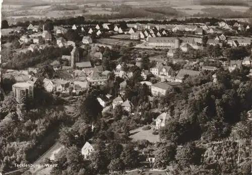 [Ansichtskarte] 4542 TECKLENBURG, Luftaufnahme 1957. 