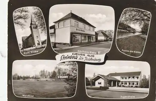 4534 RECKE - STEINBECK, 5 Ansichten, 1965