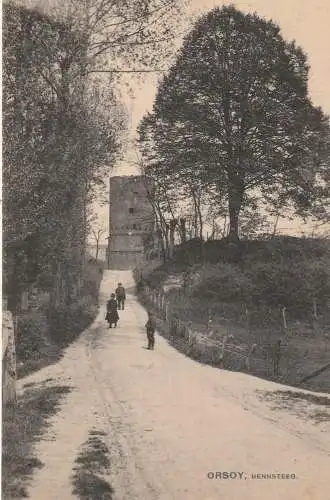 [Ansichtskarte] 4134 RHEINBERG - ORSOY, Bennsteeg, Verlag Wellige. 