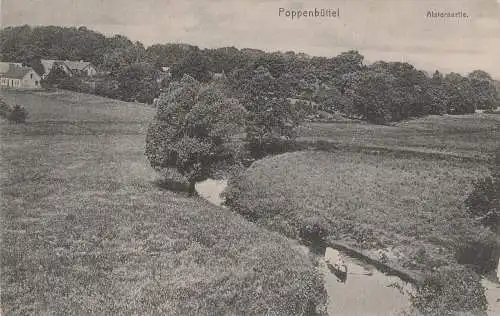 [Ansichtskarte] 2000 HAMBURG - POPPENBÜTTEL, Alsterpartie, Verlag Peters. 