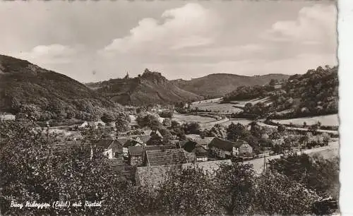 [Ansichtskarte] 5168 NIDEGGEN, Blick in das Rurtal, 1954. 
