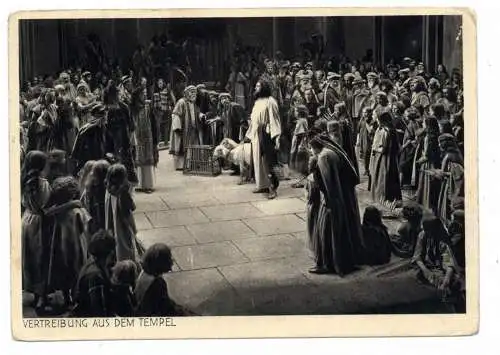 8103 OBERAMMERGAU, Passionsspiele 1934, Vertreibung aus dem Tempel