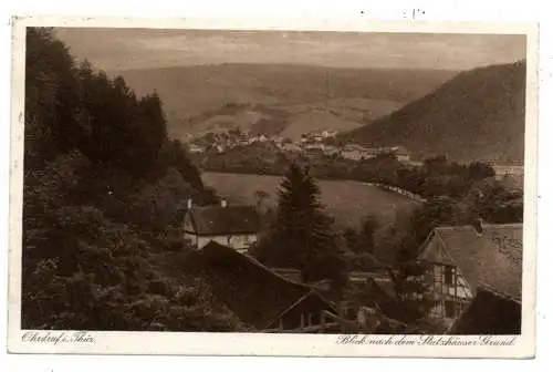 [Ansichtskarte] 0-5807 OHRDRUF, Blick nach dem Stutzhäuser Grund, 1932. 