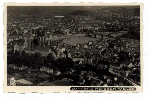 [Ansichtskarte] 0-8250 MEISSEN, Luftaufnahme 1933. 