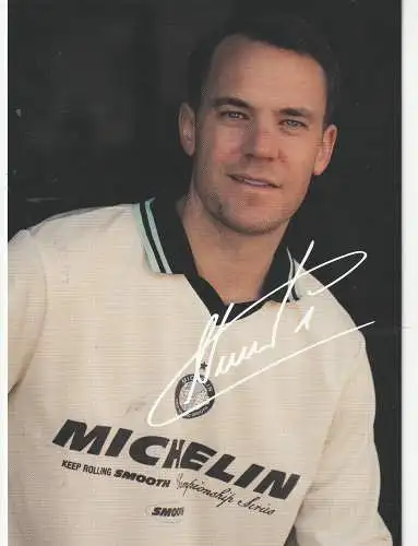 FUSSBALL - BAYERN MÜNCHEN, MANUEL NEUER, MICHELIN - Werbekarte