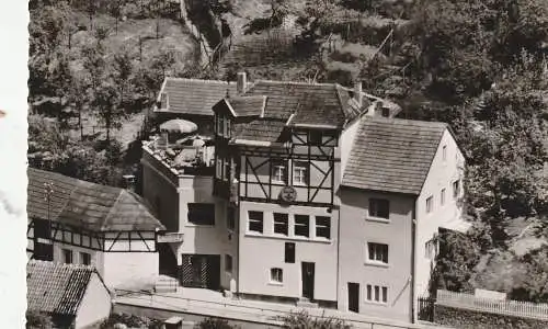 [Ansichtskarte] 5169 HEIMBACH, Haus Käte, Luftaufnahme 1957. 
