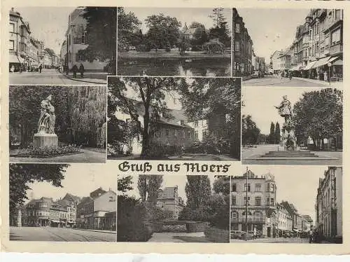 4130 MOERS, 9 Ansichten 1953