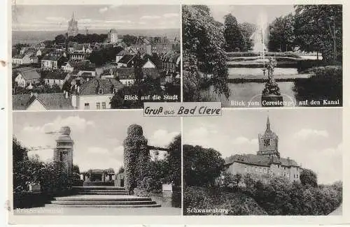 4190 KLEVE, Gruss aus... 4 Ansichten, 1935