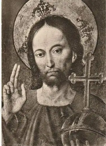 [Ansichtskarte] 4192 KALKAR, Jesus mit der Weltkugel. 