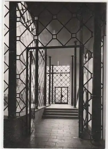 [Ansichtskarte] 5060 BERGISCH GLADBACH - SCHILDGEN, Herz Jesu Pfarrkirche, Innenansicht. 