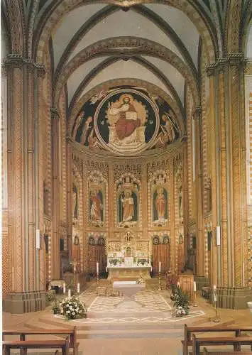 [Ansichtskarte] 4294 ISSELBURG - ANHOLT, St. Pankratius Kirche, Innenansicht. 