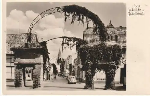 4770 SOEST, Jacobitor / Jacobistrasse, VW - Käfer, 1952