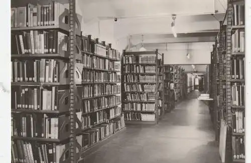 [Ansichtskarte] 0-7000 LEIPZIG, Deutsche Nationalbibliothek, Magazin, 1968. 