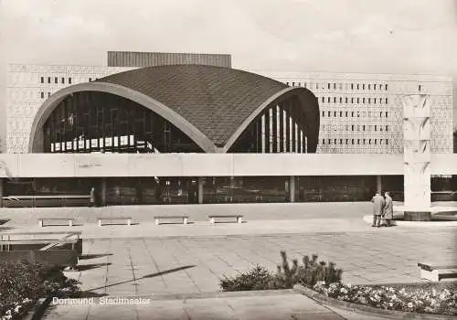 [Ansichtskarte] 4600 DORTMUND, Stadttheater, 1966. 
