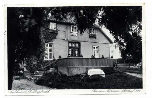 [Ansichtskarte] 3032 FALLINGBOSTEL, Pension Petersen, 1934. 