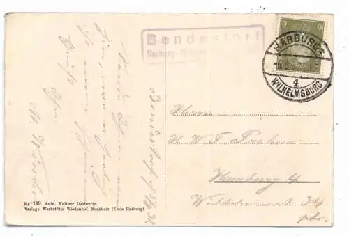 2112 JESTEBURG - BENDESTORF, Postgeschichte, landpoststempel 1932