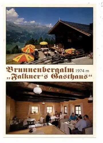 [Ansichtskarte] A 6450 SÖLDEN, Brunnebergalm Falkner's Gasthaus. 