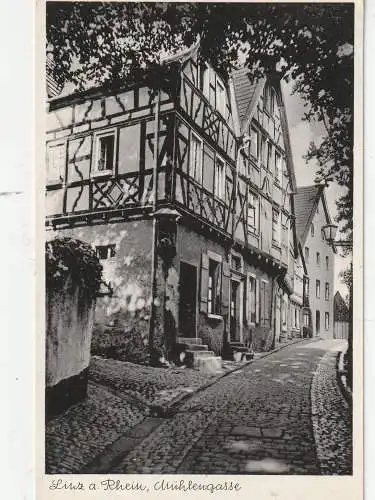 [Ansichtskarte] 5460 LINZ, Mühlengasse, 1952. 