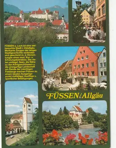 8958 FÜSSEN, Chronik - AK