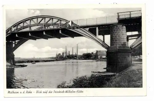 [Ansichtskarte] 4330 MÜLHEIM / Ruhr, Friedrich Wilhelm Hütte an der Ruhr. 