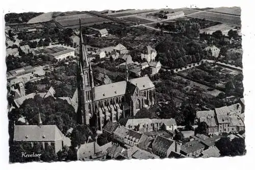 [Ansichtskarte] 4178 KEVELAER, Marien - Basilika und Umgebung, Luftaufnahme 1954. 
