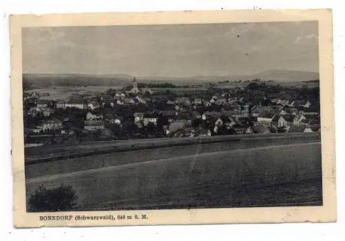 [Ansichtskarte] 7823 BONNDORF, Gesamtansicht 1927. 