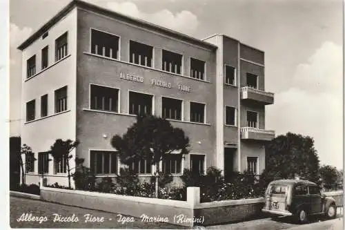 I 47814 BELLARIA - IGEA MARINA, Hotel Albergo Piccolo Fiore, Oldtimer - FIAT TOPOLINO, 1959