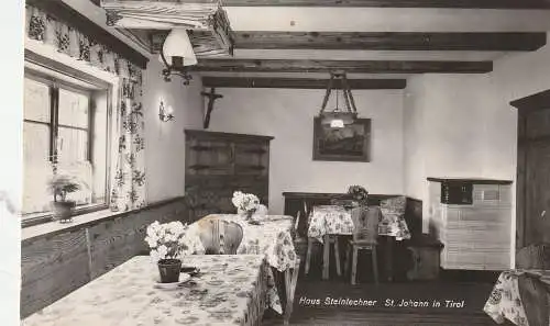[Ansichtskarte] A 6380 ST. ANTON in Tirol, Haus Steinlechner, 1958. 