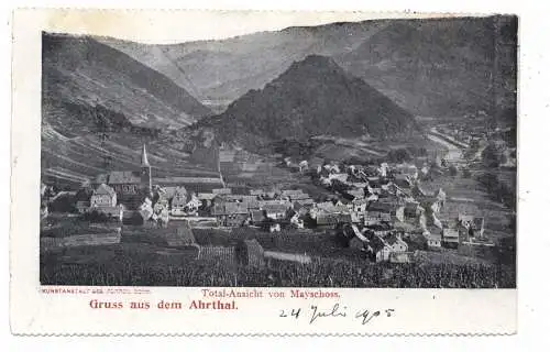 [Ansichtskarte] 5486 ALTENAHR - MAYSCHOSS, Gesamtansicht 1905. 