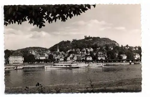 [Ansichtskarte] 5460 LINZ, Blick über den Rhein, KD-Dampfer, 50er Jahre. 