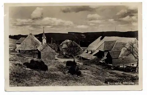 7826 SCHLUCHSEE - BLASIWALD - ALTHÜTTE, Dorfansicht 1936